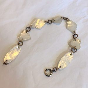 Antique Gold Filled Mother of Pearl Bracelet